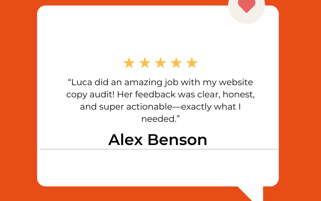 Helping a Squarespace Designer Find the Right Words for Her Website